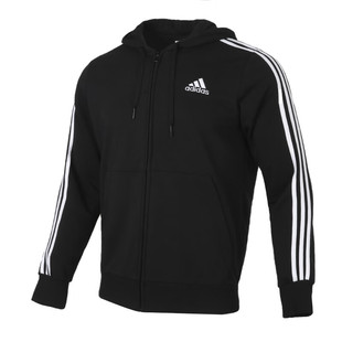 Adidas阿迪达斯夹克男M 3S FT FZ HD时尚运动休闲连帽外套GK9032