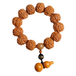 大金刚菩提子手串男盘玩佛珠手持六瓣尼泊尔精品文玩配饰葫芦吊坠