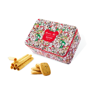 【年货礼盒】锦华曲奇饼干趣味宝盒过节礼品送人伴手礼送礼过年礼