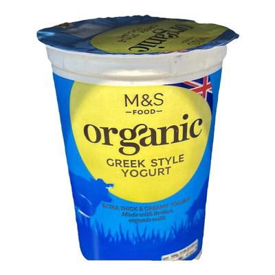 代购正品 英国进口 M&S/玛莎食品有机希腊式乳酪/有机希腊酸奶