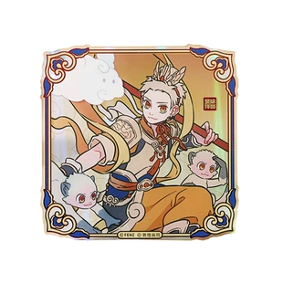 正版非人哉瑞兽呈祥亚克力卡片盲盒小玉九月敦煌画院联名动漫周边