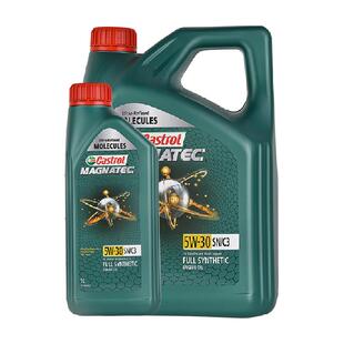 嘉实多磁护5W-30全合成机油汽车发动机润滑油4L+1L国六标四季通用