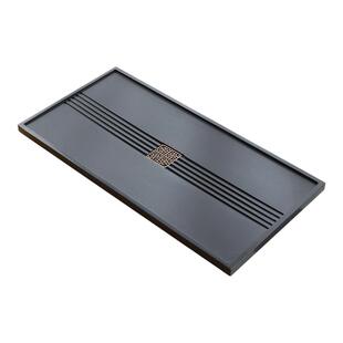 天然乌金石茶盘单盘家用简约现代客厅轻奢石盘石头茶海石茶台盘