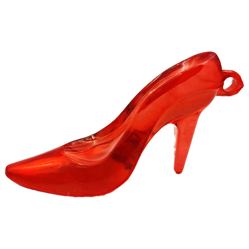 儿童水晶鞋玩具公主水晶女孩过家家灰姑娘高跟鞋透明大宝石宝箱