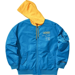 UNDERGARDEN男装飞行服外套冬季连帽潮牌短款