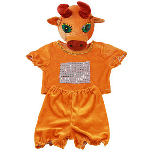 小马过河儿童动物演出服小松鼠幼儿园舞蹈服老牛课本剧卡通表演服
