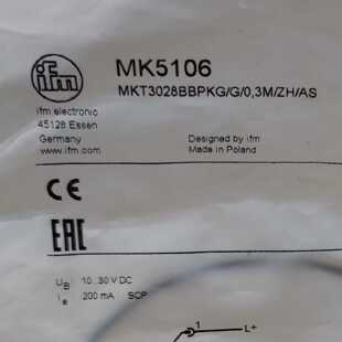 议价IFM MK5100 MK5101 MK5102 MK5106 全新原装正品易福门