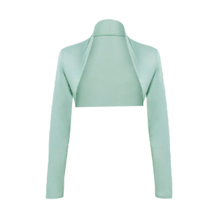 健身披肩女运动上衣长袖瑜伽普拉提披肩外穿短款优雅休闲小坎肩女