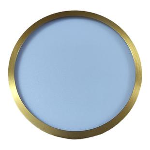 灯具配件大全吊灯防尘盖铜本色铁圈白色亚克力diy灯罩防蚊虫盖子