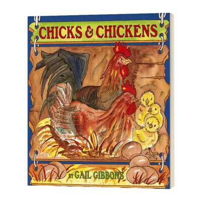 小鸡与鸡 英文原版 Chicks & Chickens 盖尔吉本斯少儿百科系列 英文版 进口英语原版书籍