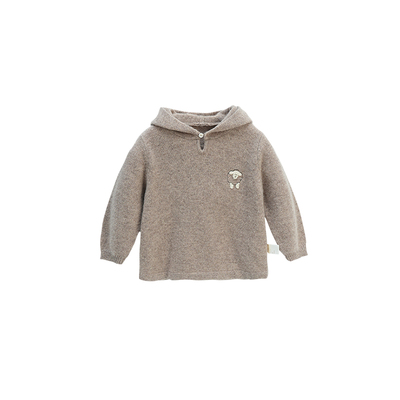 whitewheat冬装小羊纯羊毛针织衫