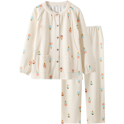 英氏空气棉秋冬月子服