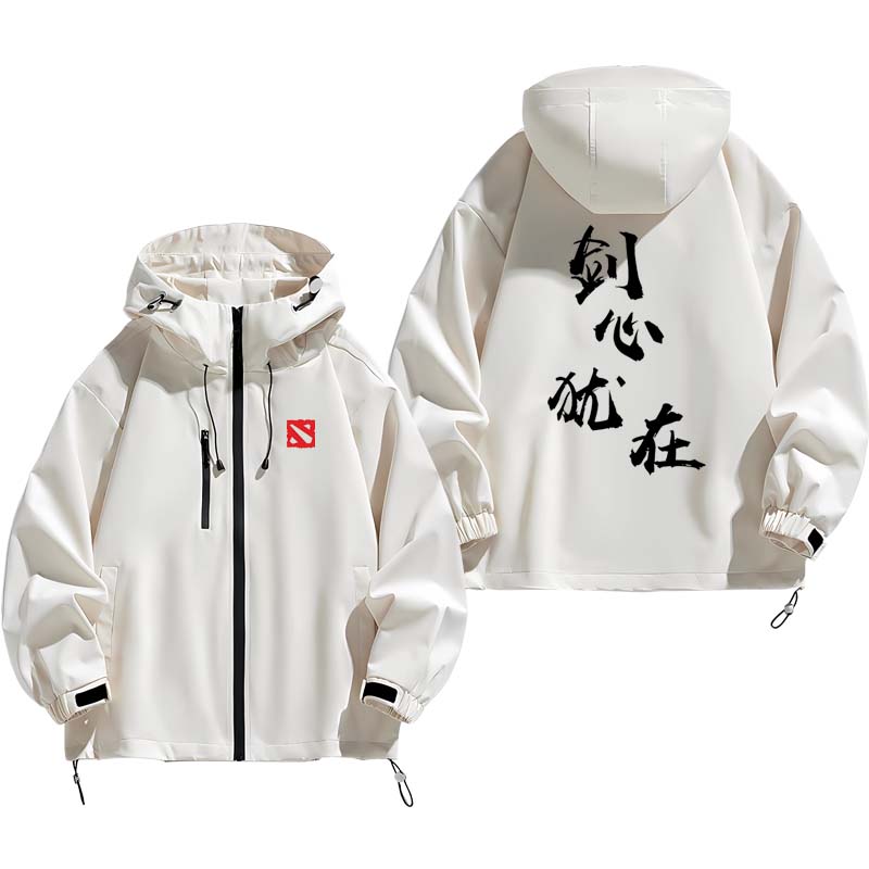 连帽秋冬新款宽松防风冲锋衣