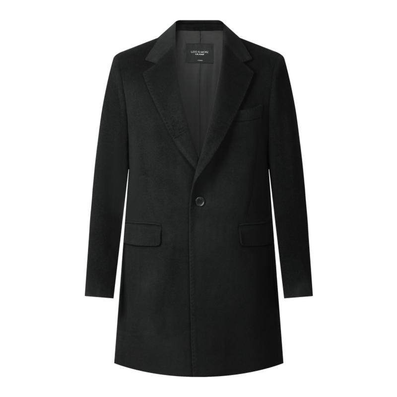 【柔软细腻】利郎奥莱毛呢外套2025冬季新款休闲保暖大衣外套男士