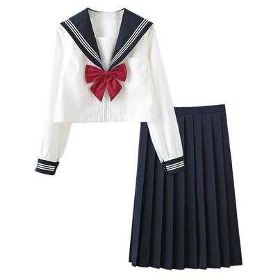 正版不良少女海军风白二本jk制服