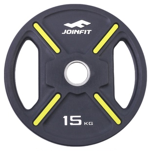 joinfit包胶杠铃片 大孔奥杆铃片 手抓举重杠铃片 哑铃片健身器材