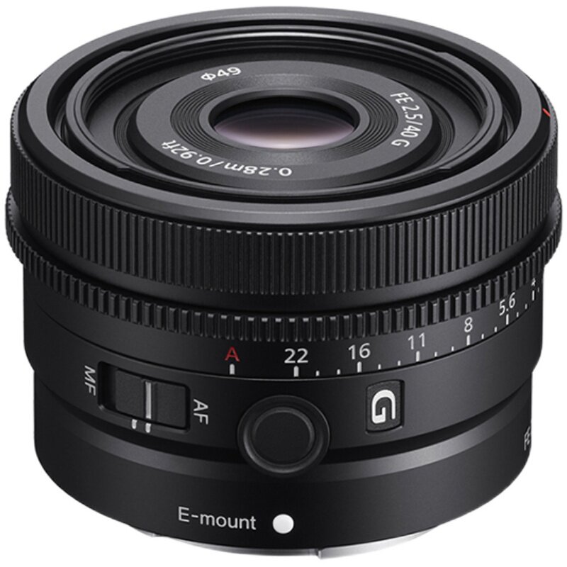索尼40mmF2.5全画幅定焦镜头