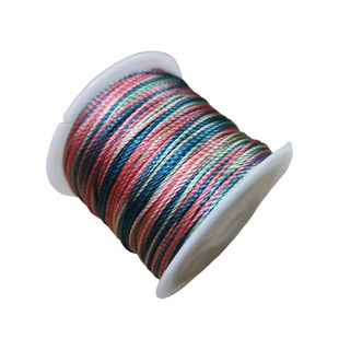 18股CS分装线段染线编织手绳五彩绳渐变彩色手工线龙鳞手绳30米