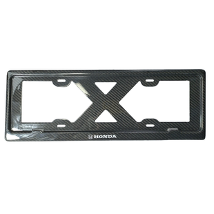 适用本田车真碳纤维车牌框Carbon Fiber License Plate Frame