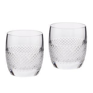 WEDGWOOD威基伍德Vera Wang晶钻酒杯2件套水晶威士忌杯水杯