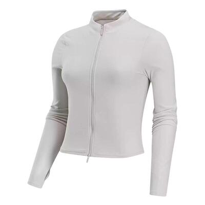 Nike耐克女子外套春新款瑜伽健身紧身速干立领运动夹克FV7424-104