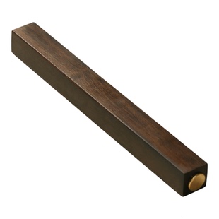 黄铜嵌铜镇尺对镇 黑檀檀香木实木镇纸镇书法压宣纸文房书法用品