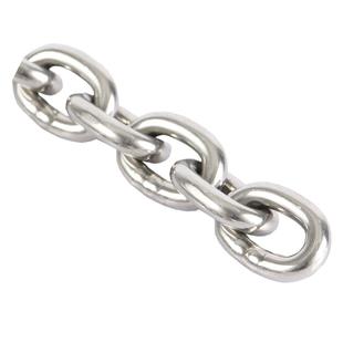 304不锈钢链条316L铁链子扭链起重护栏晾衣狗秋千无缝镀锌锁链201