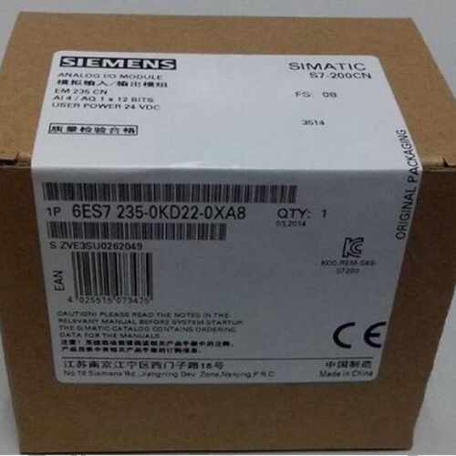议价6ES7235-0KD22-0XA8西门子S7-200 EM235模拟量6ES72350KD220X