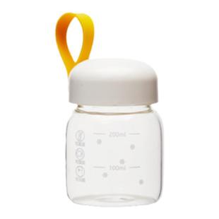 玻璃杯高硼硅果汁咖啡杯刻度水杯胖胖杯带盖外带牛奶豆浆专用杯子