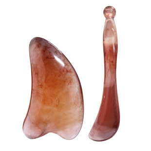 拨筋棒面部脸部眼部刮痧按摩板女点穴笔拔经全身通用树脂美容棒院