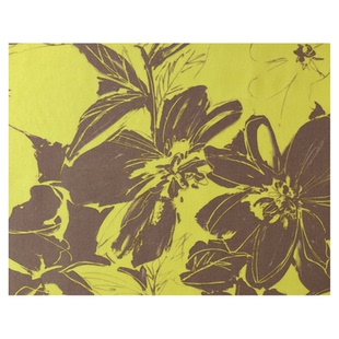 日本进口北高混纺面料印花手工柔软舒适夏季连衣裙服装布雅韵花织