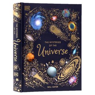 现货DK图解宇宙的秘密 The Mysteries of the Universe 英文原版绘本 青少年太空科普百科从行星到黑洞探索100多个天体背后的秘密