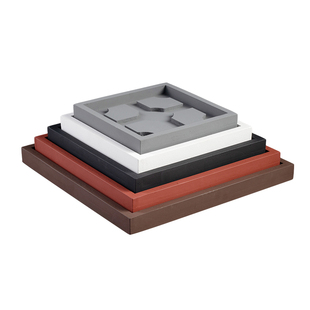 正方形花盆底盘加厚大号底座托盘深接水盘凹槽透气储水盘花托垫底