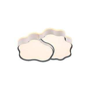 安居宝现代简约儿童房吸顶灯天猫智能时尚卡通云朵卧室灯具