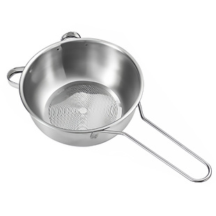 不锈钢淘小米神器洗米筛淘米盆细孔过滤勺厨房家用洗菜盆沥水果篮