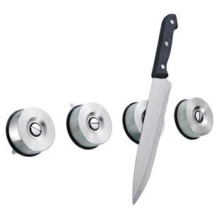 磁性刀架厨房用品菜刀磁力304不锈钢吸铁石刀具收纳壁挂式免打孔