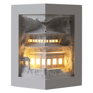 新中式石膏壁灯嵌入式转角墙角走廊楼梯氛围感应灯内嵌预埋壁龛灯