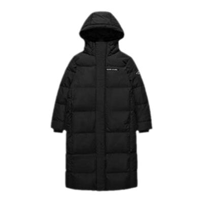 卡尔美运动羽绒服休闲长款过膝