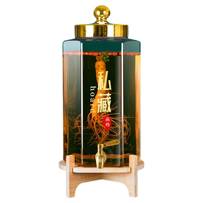 泡酒玻璃瓶20斤药酒罐家用酒坛子