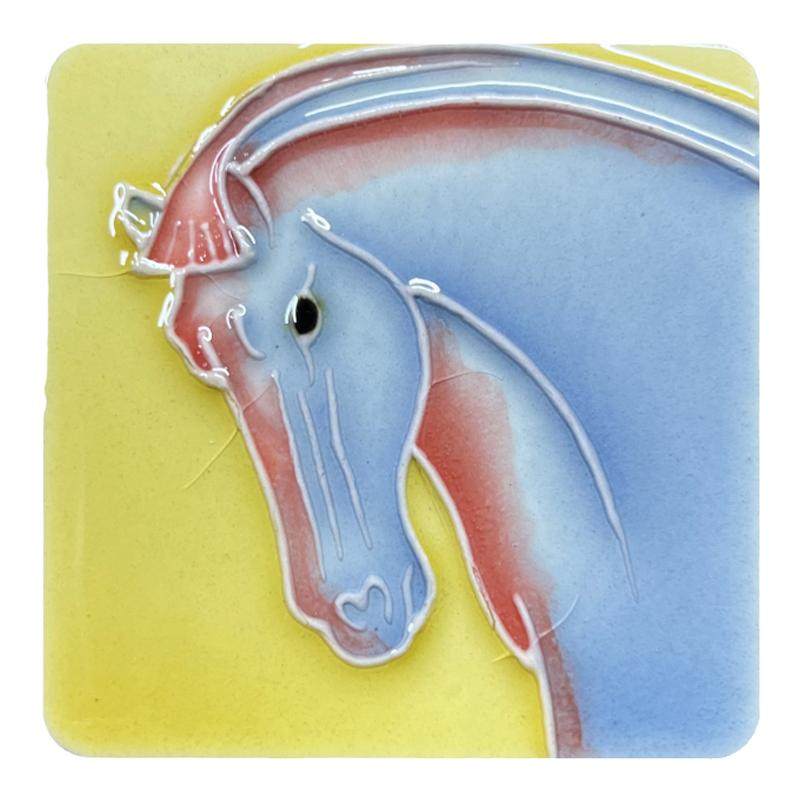 唐三彩小骏马洛阳博物馆洛阳旅游文创纪念品陶瓷冰箱贴磁贴年礼物