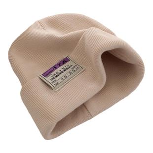 孕妇月子帽子产后出院保暖洋气毛线帽女款产妇春秋户外防风挡风帽