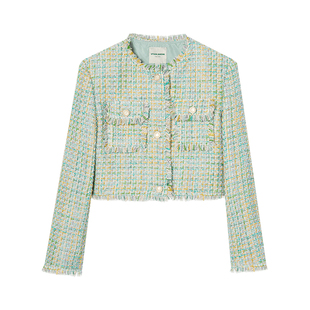 【149/件】EPTISON短外套女2025秋季新款复古小香风高级休闲上衣