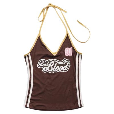 潮牌小众美式吊带挂脖