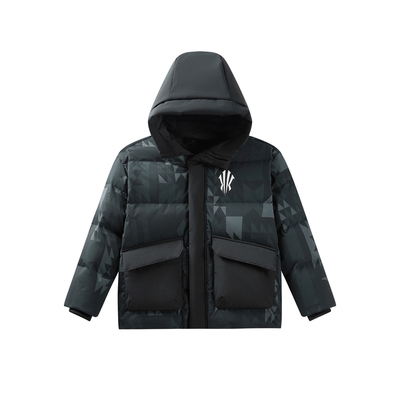 安踏儿童羽绒服欧文2025冬季新款篮球运动童装男童外套352541908