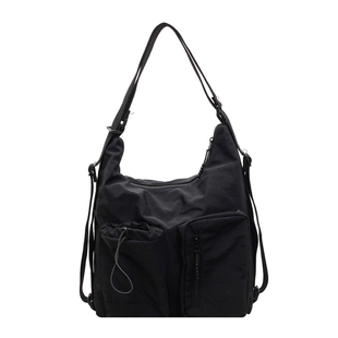 三用包包女士2026新款潮休闲轻便旅行双肩包大容量单肩斜挎水桶包