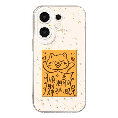 适用vivos50手机壳女款s30pro保护套vivo s16e全包18防摔s15/s12高级s18硅胶软s17外壳好运19好看猫咪新款s20