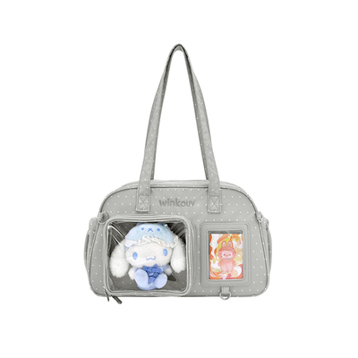 winkouv小食量日常斜挎痛包娃包