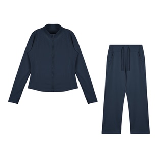 CHU楚妞羊绒蛋白开衫卫衣长裤套装2025秋冬季新款女超好看两件套