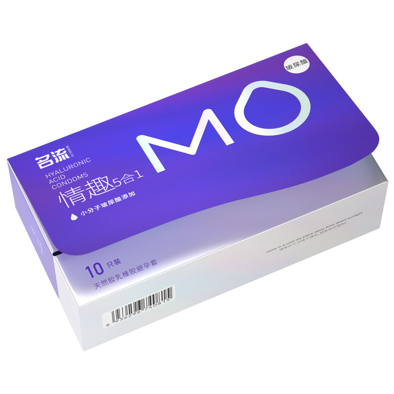 名流MO玻尿酸避孕套超薄大颗粒情趣润滑安全套男用官方旗舰店正品