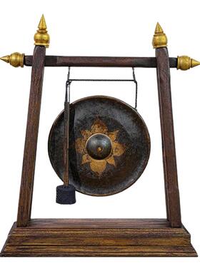 泰国特色手工艺品铜锣摆件